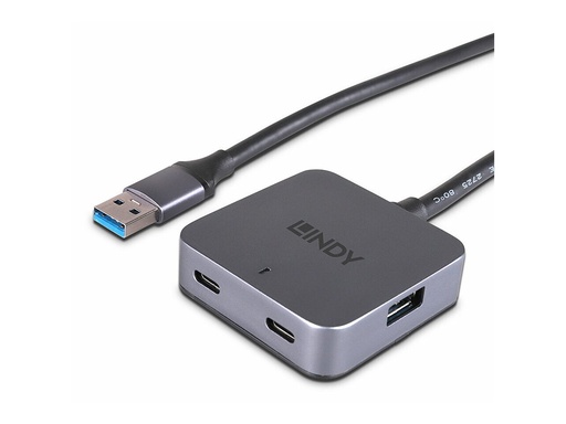 [47091118] LINDY 5m USB 3.0 Hub 4 Ports