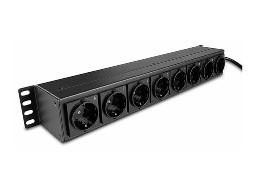 [47091159] LINDY 8 Way Schuko PDU with switches