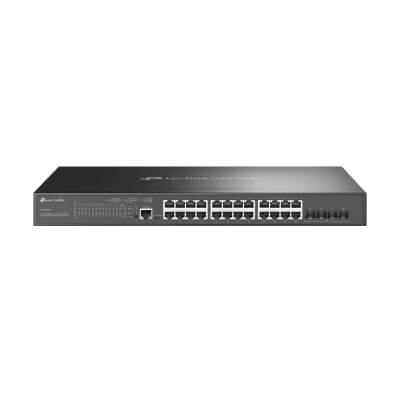 [47200249] Switch 19" 24 ports Giga POE+ (384W) + 4 SFP+