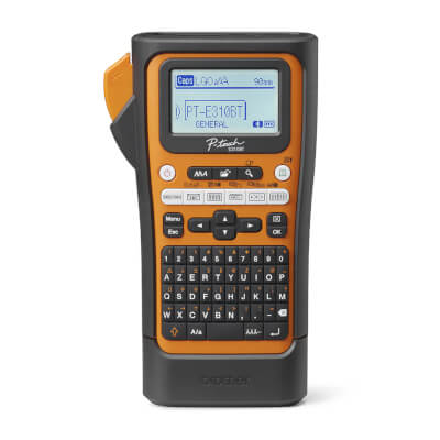 [BROPTE310BTVP] BROTHER PT-E310BTVP Etiqueteuse Ã©lectricien 18mm, 5 lignes, 20mm/s, 180dpi, USB-C, malette transport, batterie Li-ion