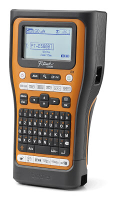 [BROPTE560BTVP] BROTHER Etiqueteuse Ã©lectricien connectable Bluetooth, Ruban 24 mm max, clavier AZERTY, livrÃ© avec mallette