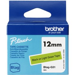 [10521441] BROTHER 12MM BTAGG31 Tape Black