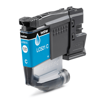[BROLC521C] BROTHER Cart JE Cyan pour DCP-J1260W, DCP-J1310DW, DCP-J1313DW, DCP-J1360DW, DCP-J1460DW, 500p