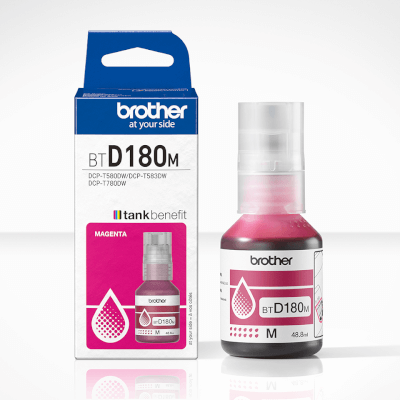 [BROBTD180M] BROTHER Bouteille d'encre Magenta pour DCP-T580DW, DCP-T583DW, DCP-T780DW, 5000p