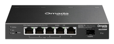 [11886589] Switch Omada 5 ports Gig dont 4 PoE+ (63W) + 1SFP