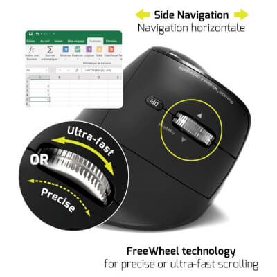[11927420] Souris Bluetooth &2,4Ghz rech. Ergo Auditor IA