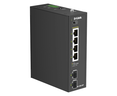 [11842844] Switch Indus Rail DIN 4 ports Gig PoE+ 120W + 2SFP