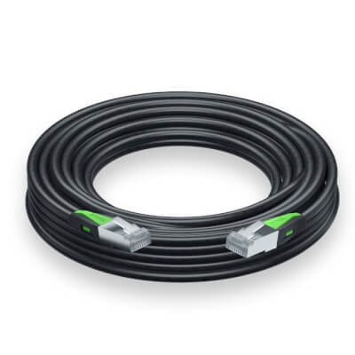 [11907705] Câble Ethernet Catégorie 6A 500cm SF/FTP noir