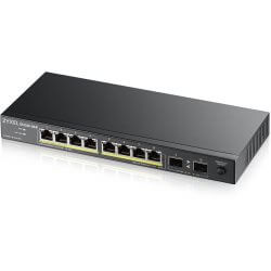 [GS1100-10HP-EU0102F] Switch 8 ports Gigabit 802.3at 130W + 2 SFP