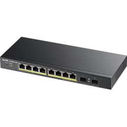 [GS1900-10HP-EU0102F] Switch Smart 8 ports Giga POE + 2 SFP sans ventil