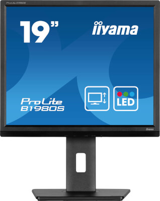 [IIB1980SB1] Moniteur 19" 5:4 1280x1024HDMI/DP pivot + HP
