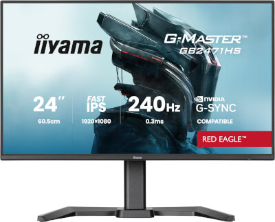 [IIGB2471HSB1] Moniteur 24" G-Master RedEagle IPS FullHD HP Pivot