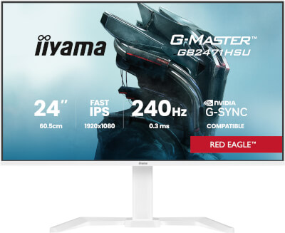 [IIGB2471HSUW1] Moniteur 24'' fast IPS GMaster Red Eagle fullHD HP