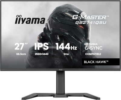 [IIGB2741QSUB1] Moniteur 27" G-Master Black Hawk IPS QHD HP Pivot