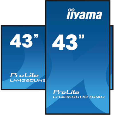 [IILH4360UHSB2AG] Ecran 43" VA 4K affichage dynamique 24/7 Android