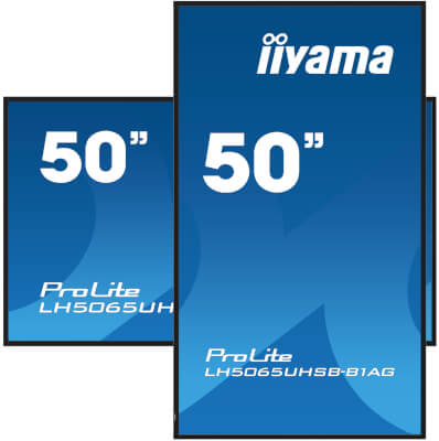 [IILH5065UHSBB1AG] Ecran 50" IPS 4K affichage dynamique 24/7 Android
