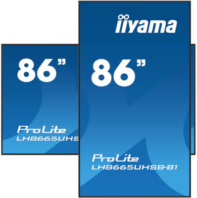 [IILH8665UHSBB1] Ecran 86" IPS 4K affichage dynamique 24/7 Android