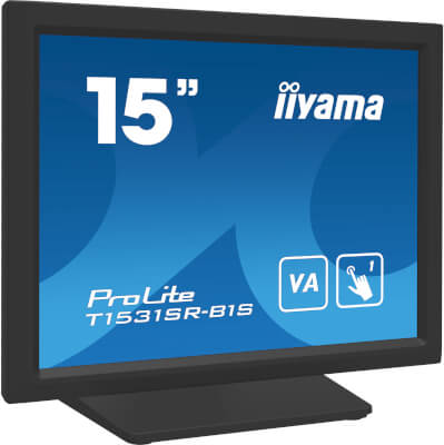[IIT1531SRB1S] Moniteur 15" Tactile Resistif VA 1024x768 HP