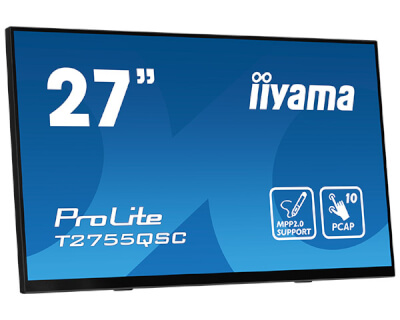 [IIT2755QSCB1] Dalle 27" tactile PCAP 10 pts 2560x1440 HDMI /DP