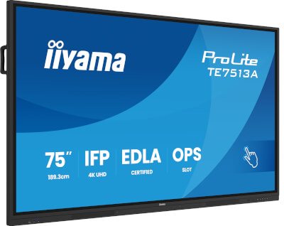 [IITE7513AB2AG] Ecran 75'' tactile interactif IPS 4K HP Android