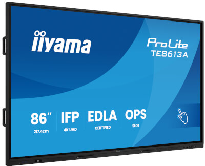 [IITE8613AB2AG] Moniteur 86" tactile interactif 4K UHD Android
