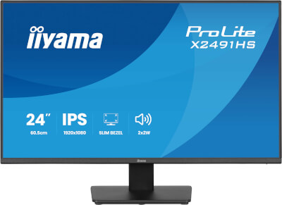 [IIX2491HSB1] Moniteur 24" ultra mince IPS Full HD 1ms HP