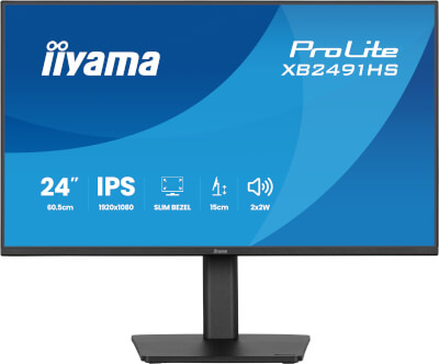 [IIXB2491HSB1] Moniteur 24" ultra mince IPS Full HD 1ms HP pivot