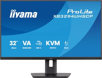 [IIXB3294UHSCPB1] Moniteur 32'' VA 4K DP/HDMI/USB-C HP HUB-USB Pivot