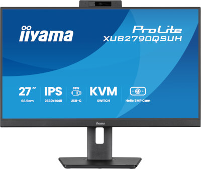 [IIXUB2790QSUHB2] Ecran 27" Ultra mince IPS QHD 100Hz pivot webcam