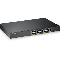[SWIZY-GS190024HPV2-] Switch 19" Smart 24 ports Giga POE +2 SFP