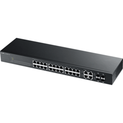 [SWIZY-GS192024V2] Switch 19" Smart 24 ports Giga + 4 Combo SFP