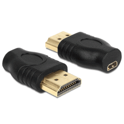 [12060] Adaptateur micro HDMI Femelle vers HDMI Mâle