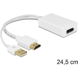 [125594] Adaptateur HDMI Mâle - Displayport 4Kx2K @30Hz