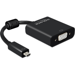 [125600] Adaptateur HDMI micro D Mâle - VGA Femelle + audio