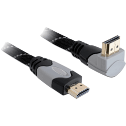 [1320180] Câble vidéo HDMI High speed coudé haut 1,8m