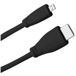 [1360201] Câble officiel Raspberry Micro HDMI / HDMI  1m