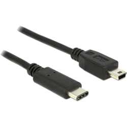 [20433] Câble USB Type C 2.0 Mâle / Mini B Mâle 1m