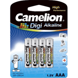 [26801] Pack 4 piles Digi alcaline LR03 AAA Long life