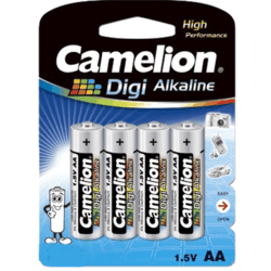 [26802] Pack 4 piles Digi alcaline LR06 AA Long life