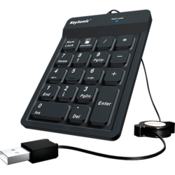 [292505] Pavé numérique USB avec enrouleur de câble