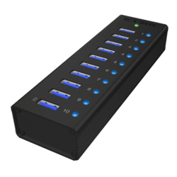 [317522] Hub USB 3.0 externe 10 ports avec alimentation