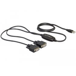 [339153] Câble adaptateur USB2.0 vers 2 séries RS232A