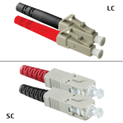 [490682-2] Jarretière OM3 LC/UPC SC/UPC Duplex Primacy 2m