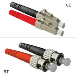 [490772] Jarretière OM1 LC/UPC ST/UPC Duplex Primacy 1m