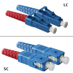 [490773-2] Jarretière OS2 LC/UPC SC/UPC Duplex Primacy 2m