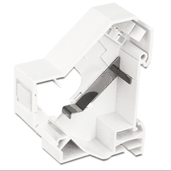 [4998] Kit montage rail din pour embase Keystone +terre