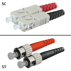 [500123-3] Jarretière OM3 SC/UPC ST/UPC Duplex Classic 3m