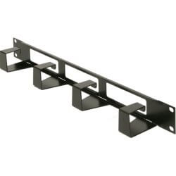 [5008N] Platine guide fils 1U 19' 1U noire