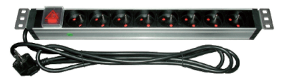 [5012-61] Multiprise 19" 8 sorties 16A avec interrupteur