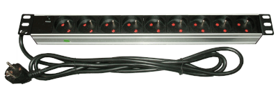 [5012-71] Multiprise 19" 9 sorties 16A 3600W